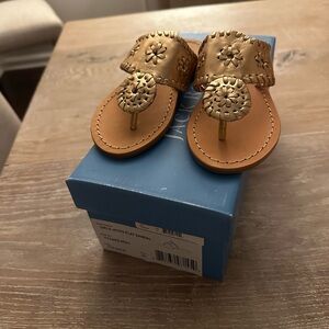 Jack Rogers Kids Gold Sandals